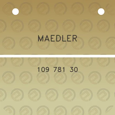 maedler-109-781-30