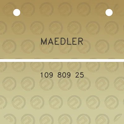 maedler-109-809-25