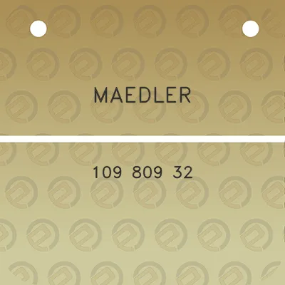 maedler-109-809-32