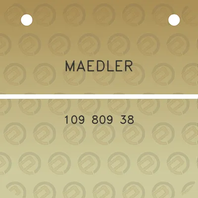 maedler-109-809-38