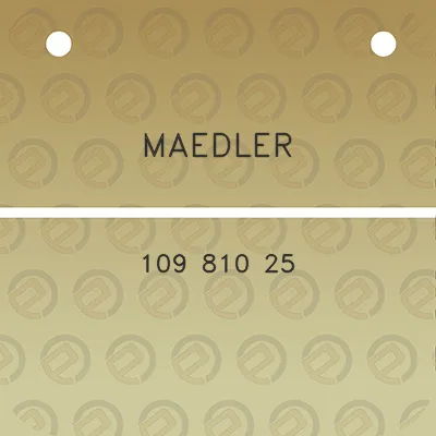 maedler-109-810-25