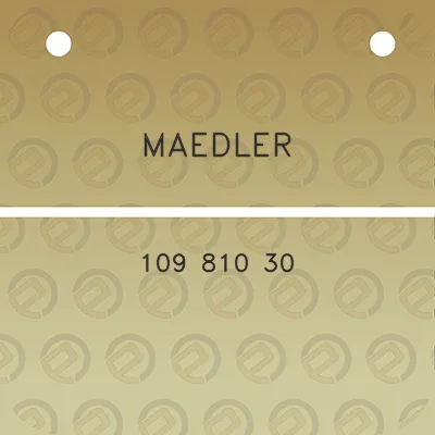 maedler-109-810-30