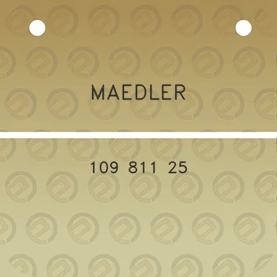 maedler-109-811-25