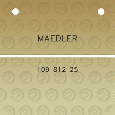 maedler-109-812-25