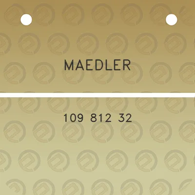 maedler-109-812-32