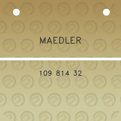 maedler-109-814-32