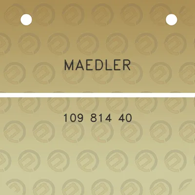 maedler-109-814-40