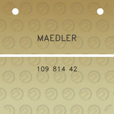 maedler-109-814-42