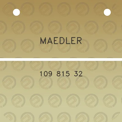 maedler-109-815-32