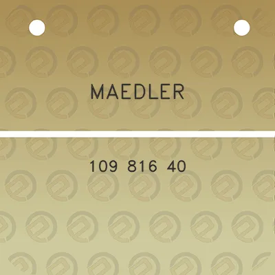 maedler-109-816-40