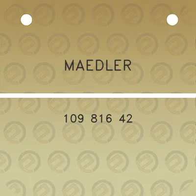 maedler-109-816-42