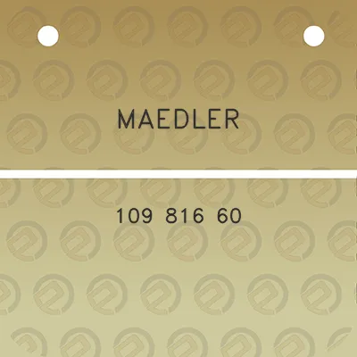 maedler-109-816-60