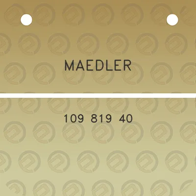 maedler-109-819-40