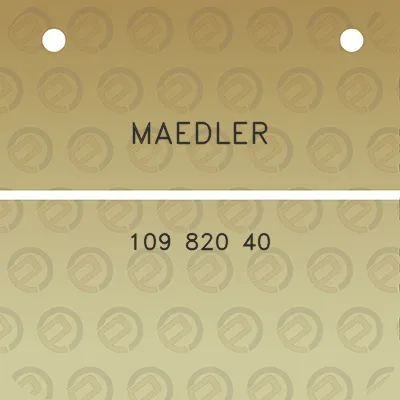 maedler-109-820-40