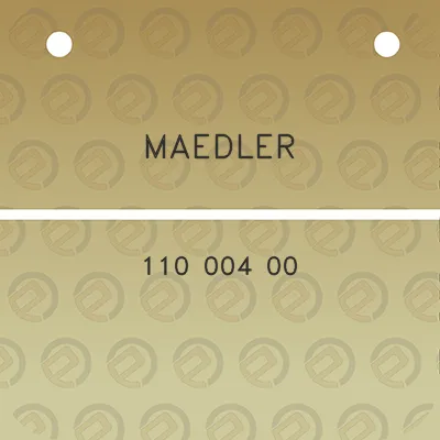 maedler-110-004-00