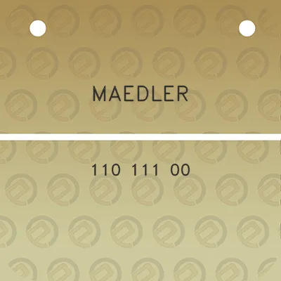 maedler-110-111-00