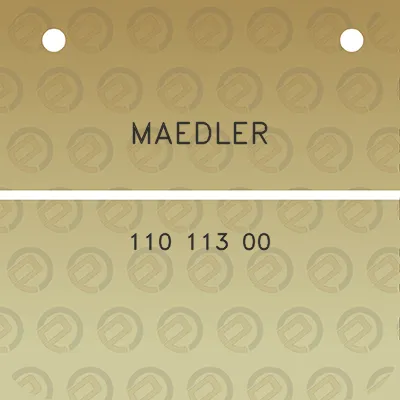 maedler-110-113-00