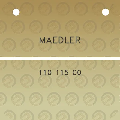 maedler-110-115-00