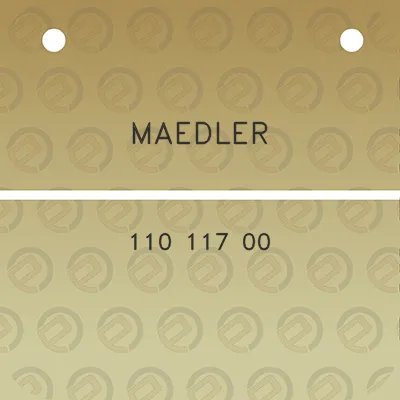 maedler-110-117-00