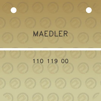 maedler-110-119-00