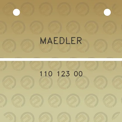 maedler-110-123-00