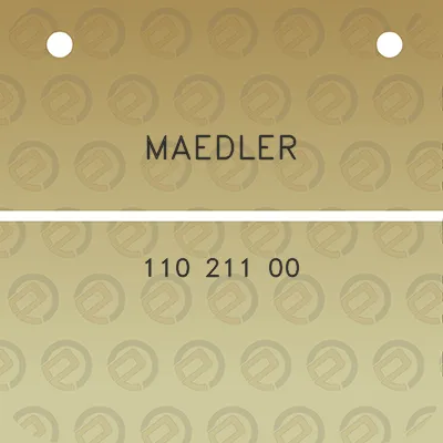 maedler-110-211-00