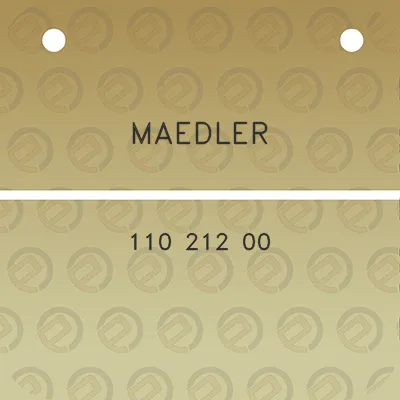 maedler-110-212-00