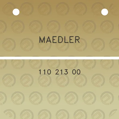 maedler-110-213-00