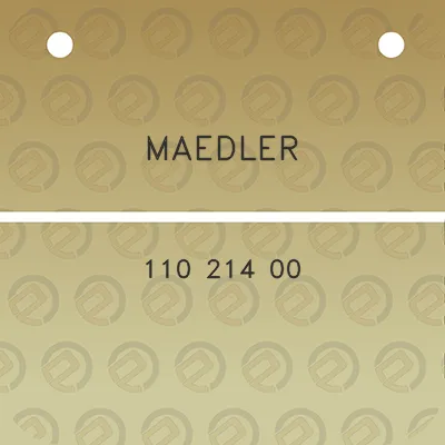 maedler-110-214-00