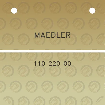 maedler-110-220-00