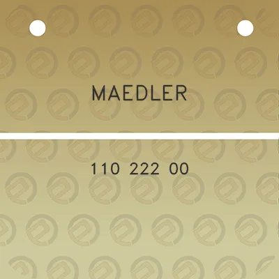 maedler-110-222-00