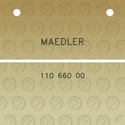 maedler-110-660-00