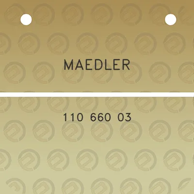 maedler-110-660-03