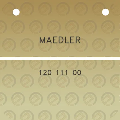 maedler-120-111-00