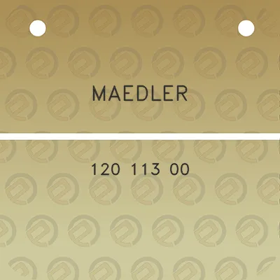 maedler-120-113-00