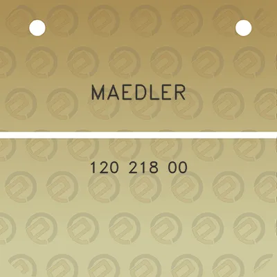 maedler-120-218-00