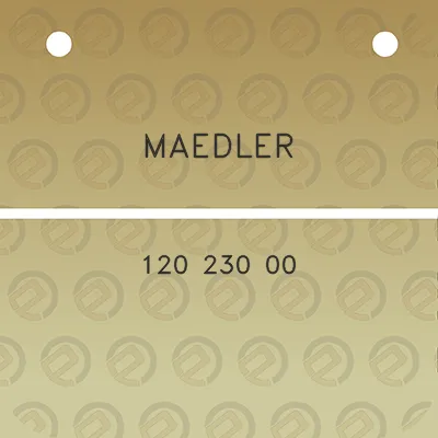 maedler-120-230-00