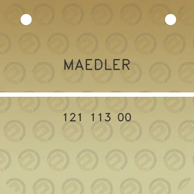 maedler-121-113-00