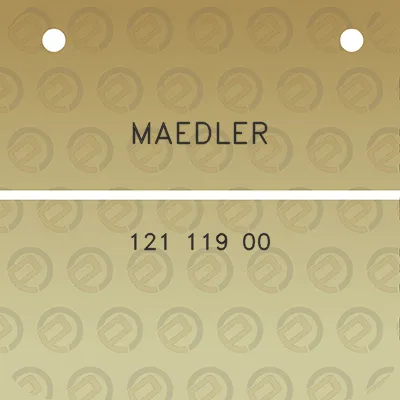 maedler-121-119-00