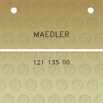 maedler-121-135-00