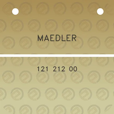 maedler-121-212-00