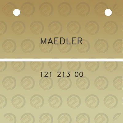 maedler-121-213-00