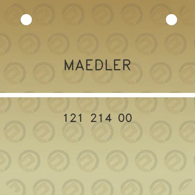 maedler-121-214-00