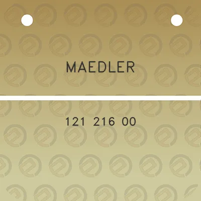 maedler-121-216-00