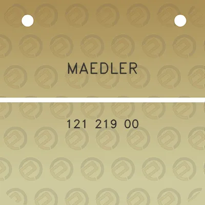 maedler-121-219-00