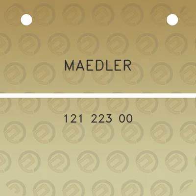 maedler-121-223-00