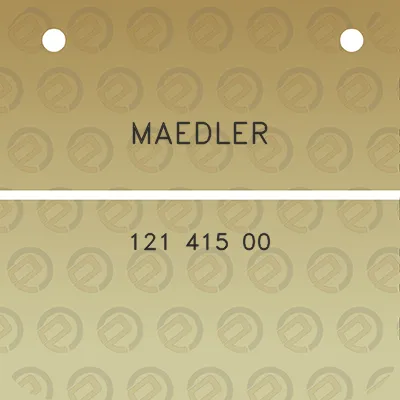 maedler-121-415-00