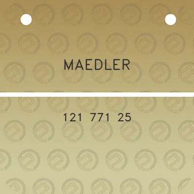 maedler-121-771-25