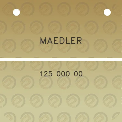 maedler-125-000-00