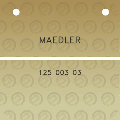 maedler-125-003-03